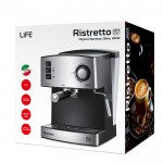LIFE RISTRETTO 20BAR Mηχανή Espresso - Cappuccino 20bar 850W